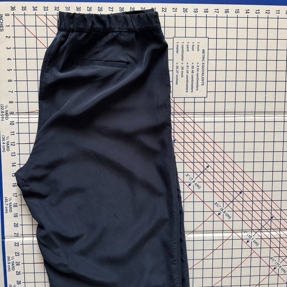 J. Jill Womens Modal Blend Wide Leg Pants Navy Blue XL Office Work Business - Picture 9 of 11